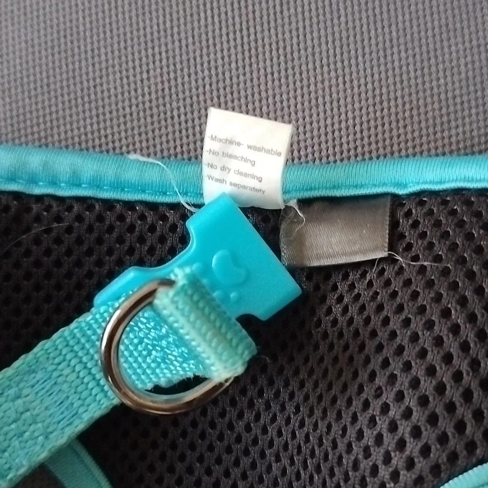 Black & Blue Dog Harness Size Small: S (Top Paw Mesh Comfort, Puppy, Pet, Chest)